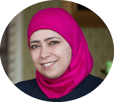 رائدة الأعمال الفلسطينية نسرين مصلح المدير العام والمالكة لشركة رتاج للحلول الإدارية