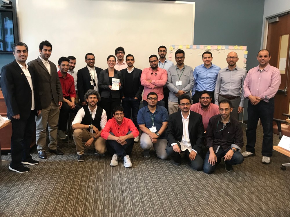 ورشة تطوير عقلية النمو التي مررتها مؤسسة كاكتوس عرين شحبري لرواد ورائدات اعمال سعوديات في كلية بابسون لريادة الأعمال في سان فرانسيسكو